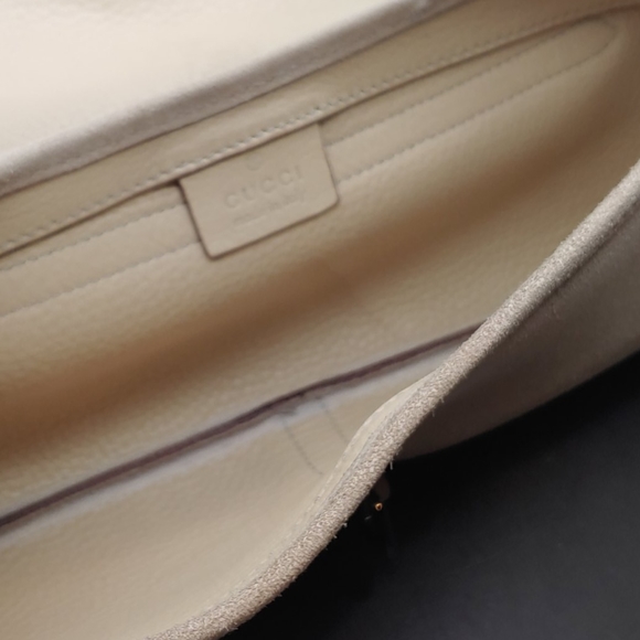 Vintage Gucci suede leather handbag - Picture 6 of 8